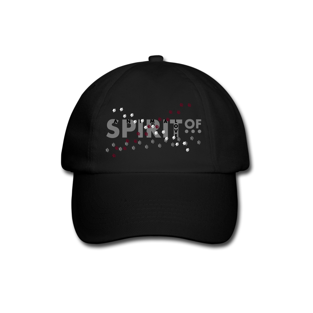 Gorra Béisbol Negra - Spiritof AnimaLove Grey&Black (FootPrints) - black/black