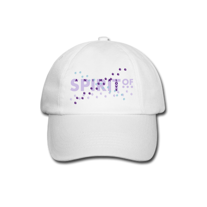 Gorra Béisbol Blanca - Spiritof AnimaLove Lavander&Purple (FootPrints) - white/white