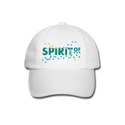 Gorra Béisbol Blanca - Spiritof AnimaLove EmeraldGreen&White (FootPrints) - white/white