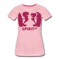 Camiseta Básica 150 Rosa Cristal (Mujer) - Spiritof Surf Magenta Shapes - rose shadow