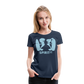 Camiseta Básica 150 Azul Marino (Mujer) - Spiritof Surf SkyBlue Shapes - navy