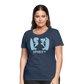 Camiseta Básica 150 Azul Marino (Mujer) - Spiritof Surf SkyBlue Shapes - navy