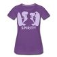 Camiseta Básica 150 Morada (Mujer) - Spiritof Surf Lavender Shapes - purple