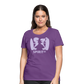 Camiseta Básica 150 Morada (Mujer) - Spiritof Surf Lavender Shapes - purple