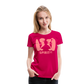 Camiseta Básica 150 Fucsia (Mujer) - Spiritof Surf Pink Shapes - dark pink