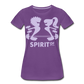 Camiseta Básica 150 Morada (Mujer) - Spiritof Gym Lavender Shapes - purple