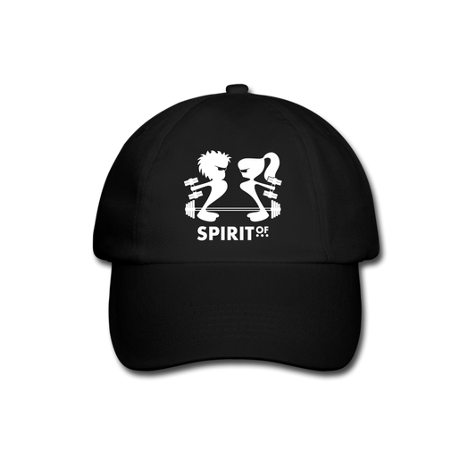 Gorra Béisbol Negra/Azul Marino - Spiritof Gym White - black/black