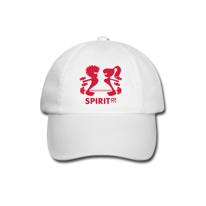 Gorra Béisbol Blanca/Negra/Azul Marino - Spiritof Gym Red Shapes - white/white