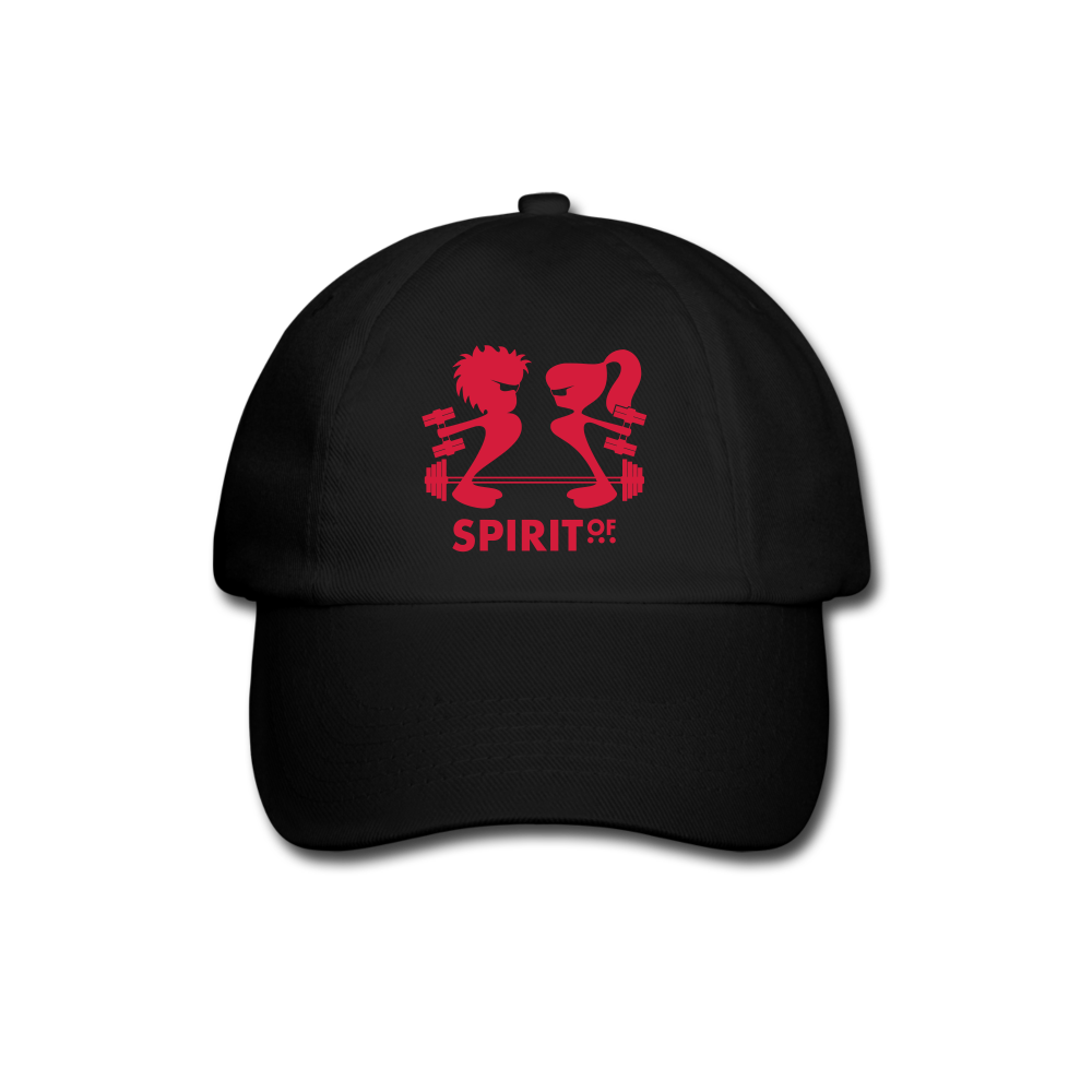 Gorra Béisbol Blanca/Negra/Azul Marino - Spiritof Gym Red Shapes - black/black
