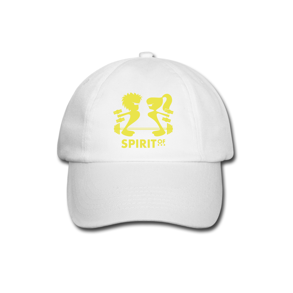 Gorra Béisbol Blanca/Negra/Azul Marino - Spiritof Gym Yellow Shapes - white/white