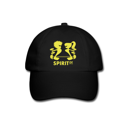 Gorra Béisbol Blanca/Negra/Azul Marino - Spiritof Gym Yellow Shapes - black/black