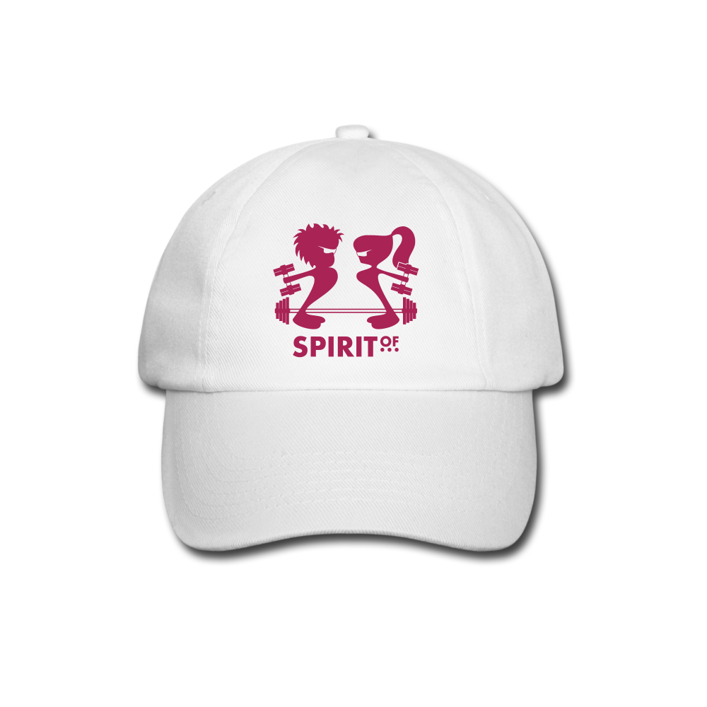 Gorra Béisbol Blanca/Negra/Azul Marino - Spiritof Gym Magenta Shapes - white/white