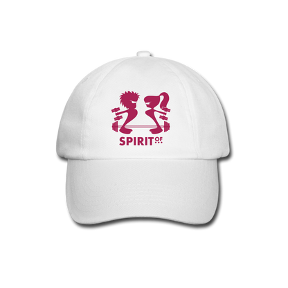 Gorra Béisbol Blanca/Negra/Azul Marino - Spiritof Gym Magenta Shapes - white/white