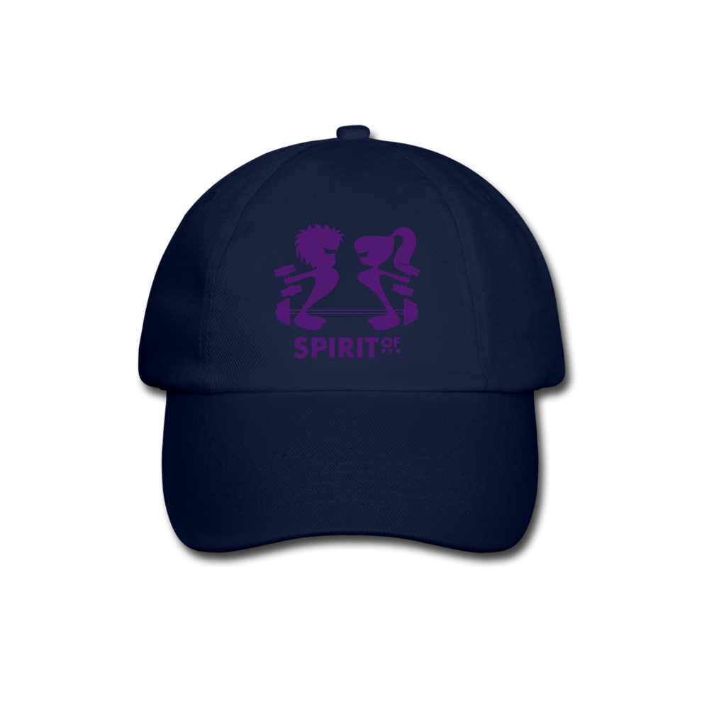 Gorra Béisbol Blanca/Negra/Azul Marino - Spiritof Gym Purple Shapes - blue/blue
