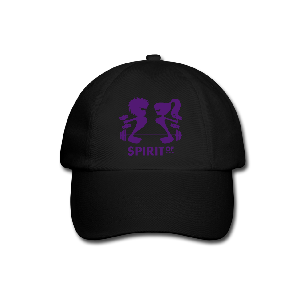 Gorra Béisbol Blanca/Negra/Azul Marino - Spiritof Gym Purple Shapes - black/black