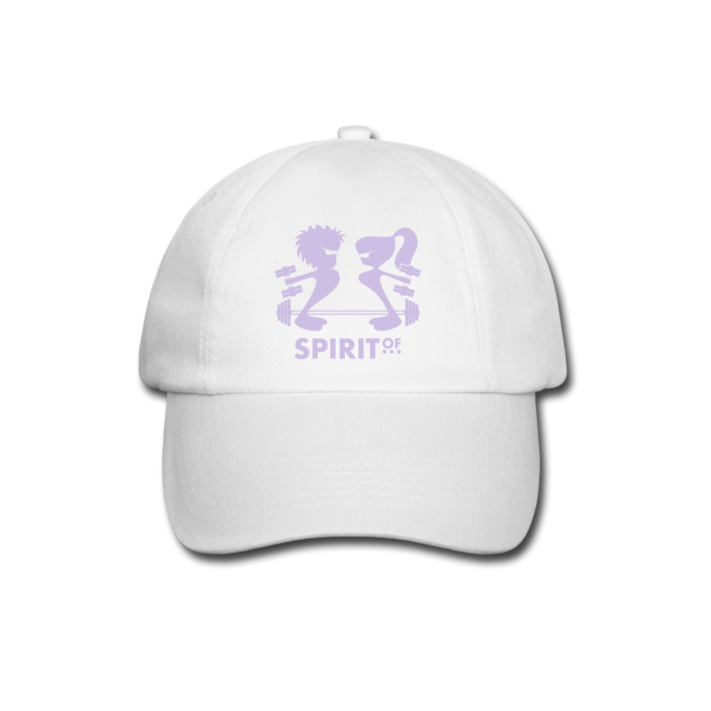 Gorra Béisbol Blanca/Negra/Azul Marino - Spiritof Gym Lavender Shapes - white/white