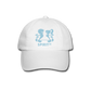 Gorra Béisbol Blanca/Negra/Azul Marino - Spiritof Gym SkyBlue Shapes - white/white