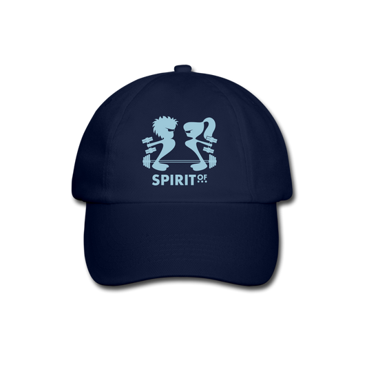 Gorra Béisbol Blanca/Negra/Azul Marino - Spiritof Gym SkyBlue Shapes - blue/blue