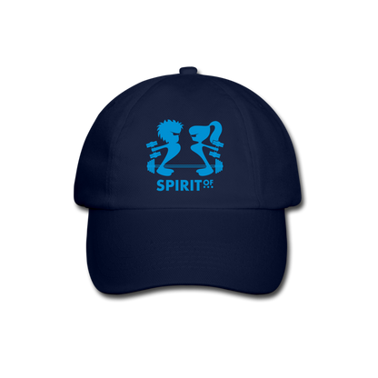 Gorra Béisbol Blanca/Negra/Azul Marino - Spiritof Gym LightBlue Shapes - blue/blue