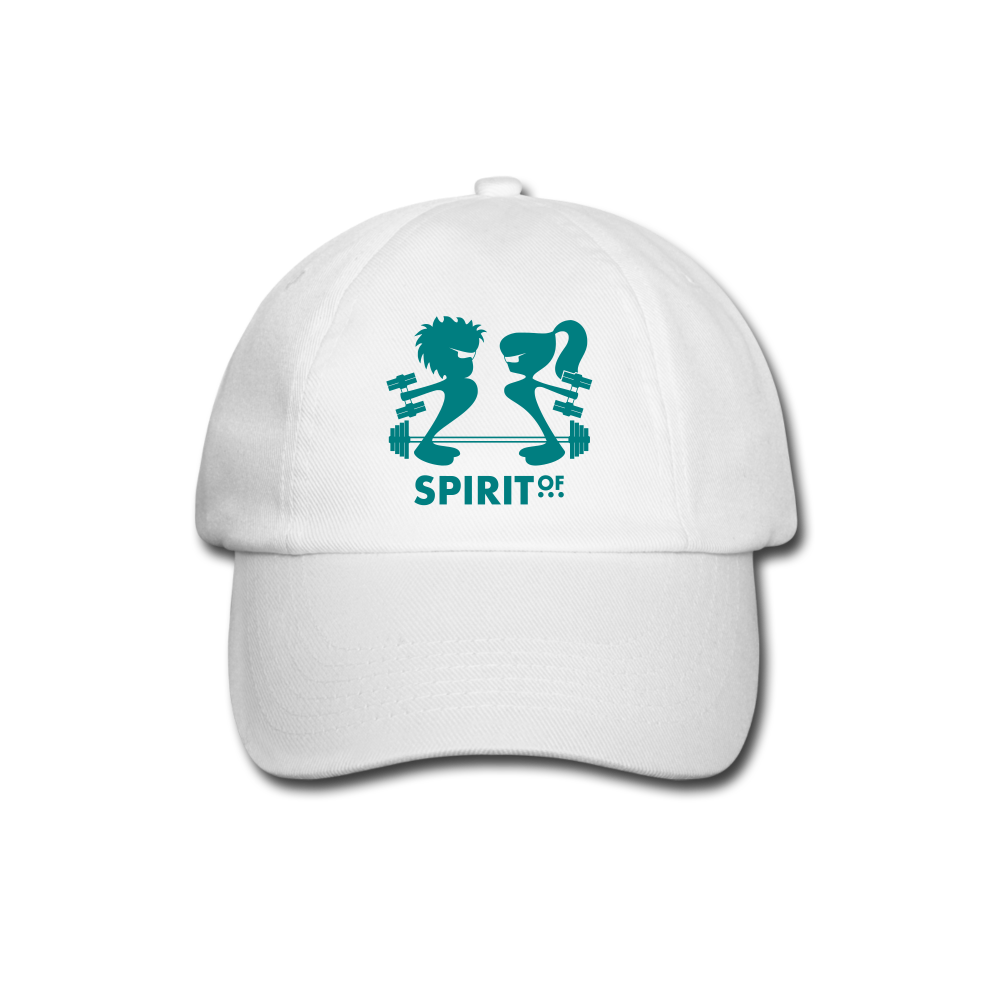 Gorra Béisbol Blanca/Negra/Azul Marino - Spiritof Gym EmeraldGreen Shapes - white/white