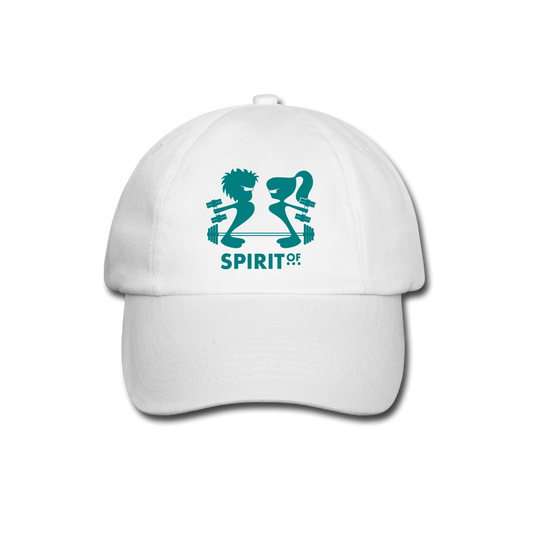 Gorra Béisbol Blanca/Negra/Azul Marino - Spiritof Gym EmeraldGreen Shapes - white/white