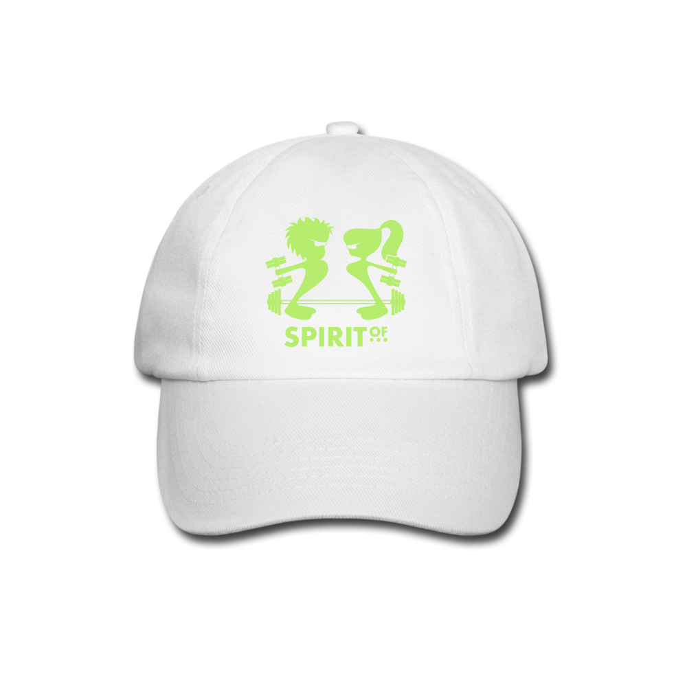 Gorra Béisbol Blanco/Negra/Azul Marino - Spiritof Gym BrightGreen Shapes - white/white