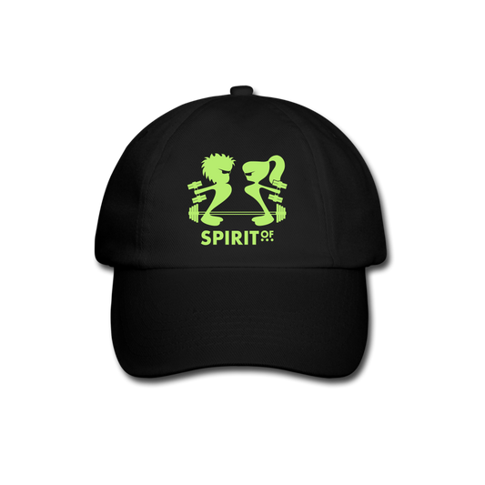 Gorra Béisbol Blanco/Negra/Azul Marino - Spiritof Gym BrightGreen Shapes - black/black