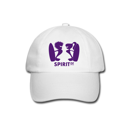 Gorra Béisbol Blanca/Negra/Azul Marino - Spiritof Surf Purple Shapes - white/white