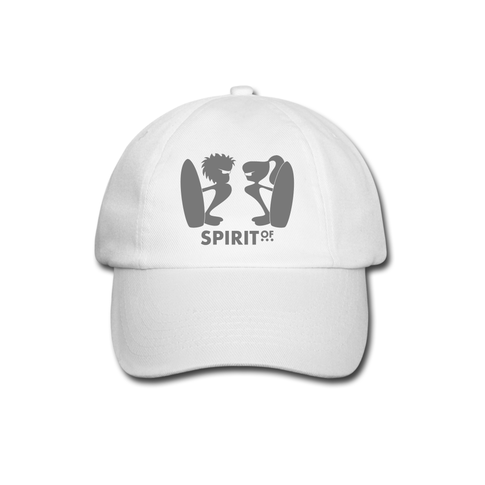 Gorra Béisbol Blanca/Negra - Spiritof Surf Grey Shapes - white/white