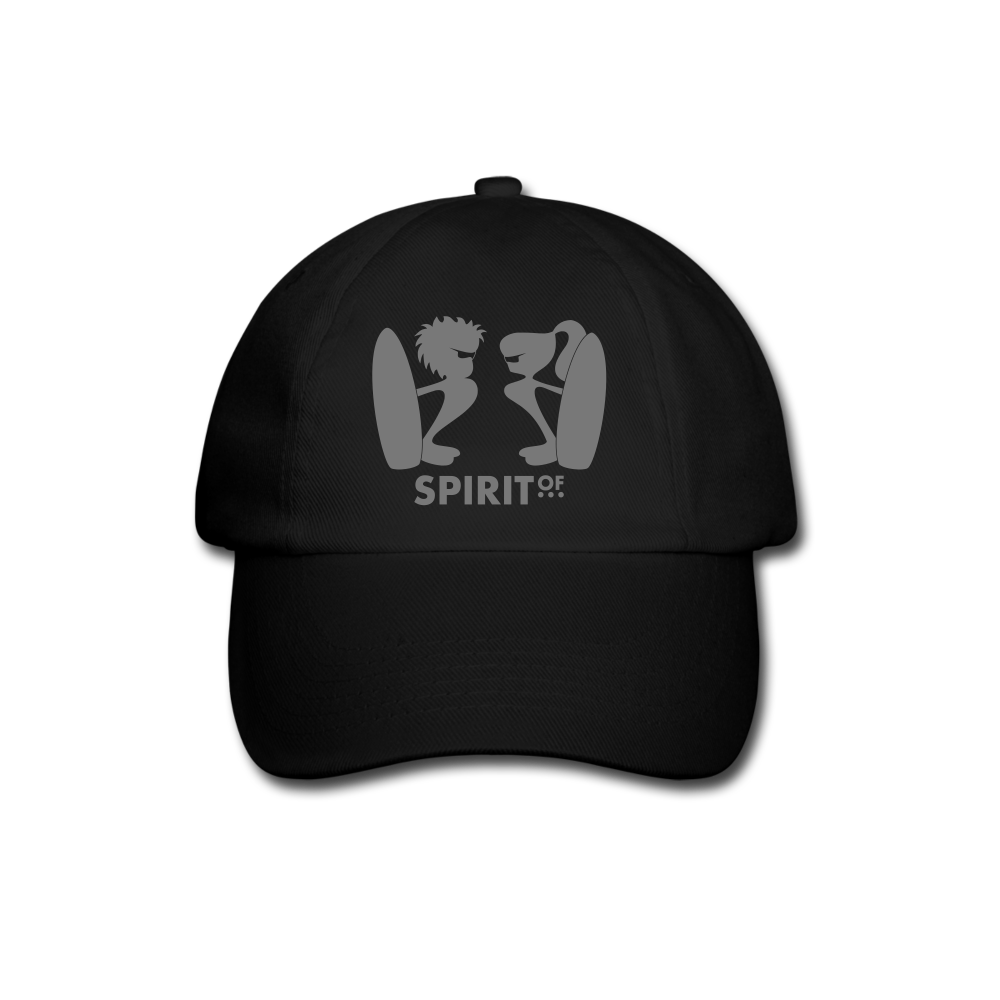 Gorra Béisbol Blanca/Negra - Spiritof Surf Grey Shapes - black/black