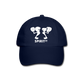 Gorra Béisbol Blanca/Negra/Azul Marino - Spiritof Pádel White Shapes - blue/blue
