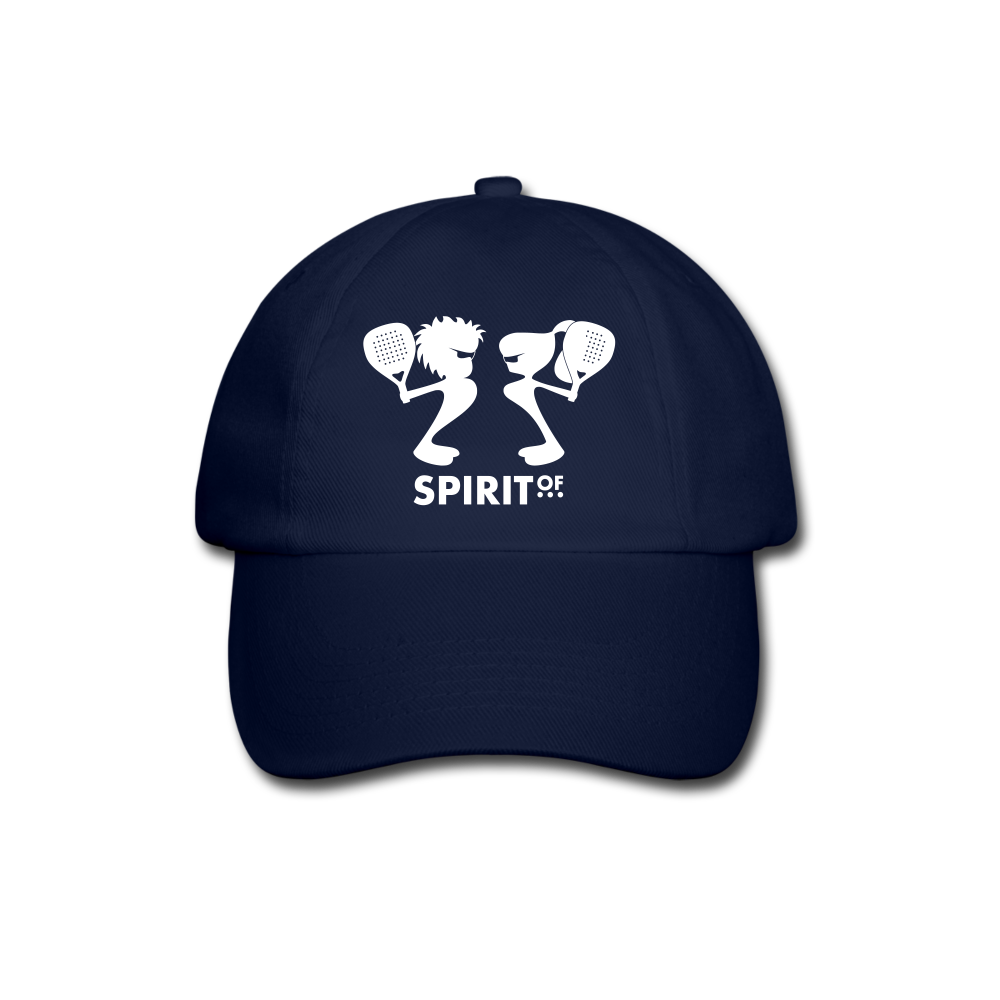 Gorra Béisbol Blanca/Negra/Azul Marino - Spiritof Pádel White Shapes - blue/blue