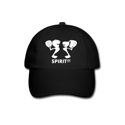 Gorra Béisbol Blanca/Negra/Azul Marino - Spiritof Pádel White Shapes - black/black