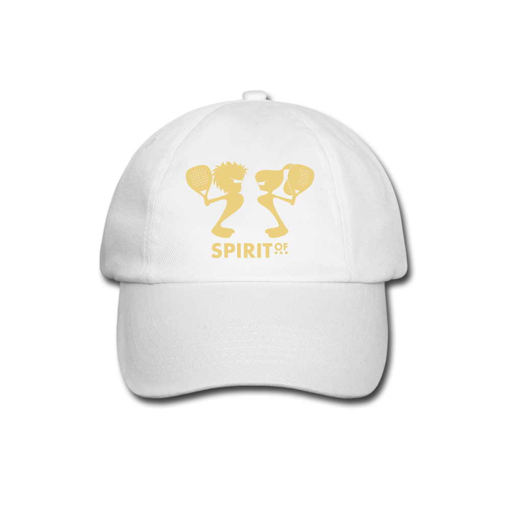 Gorra Béisbol Blanca/Negra/Azul Marino - Spiritof Pádel Cream Shapes - white/white