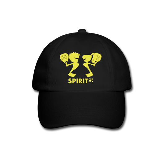 Gorra Béisbol Blanca/Negra/Azul Marino - Spiritof Pádel Yellow Shapes - black/black