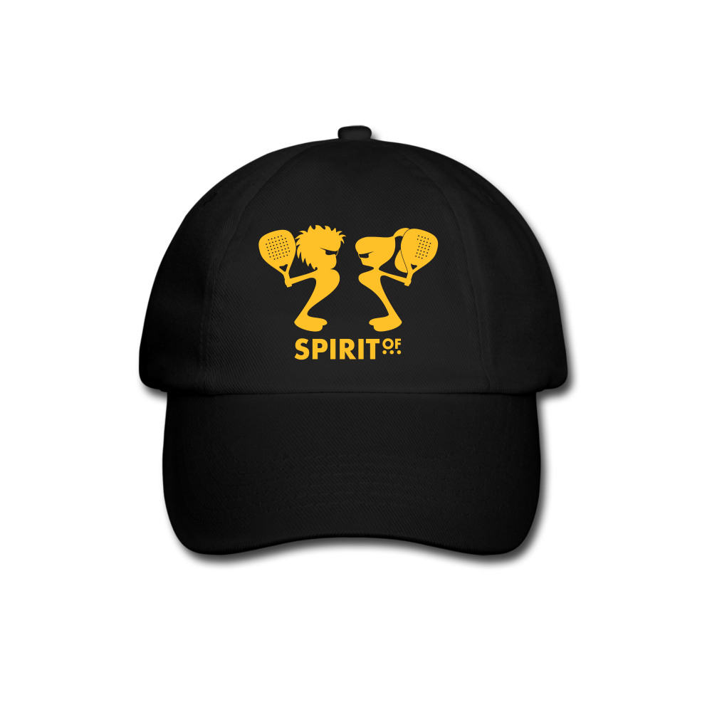 Gorra Béisbol Blanca/Negra/Azul Marino - Spiritof Pádel YellowGold Shapes - black/black