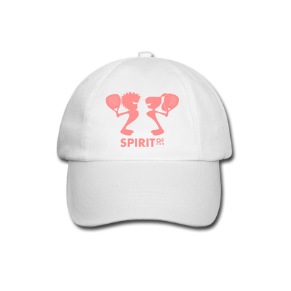 Gorra Béisbol Blanca/Negra/Azul Marino - Spiritof Pádel Pink Shapes - white/white