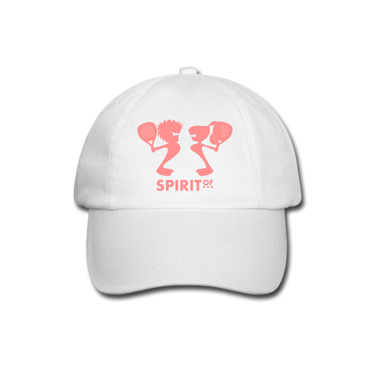 Gorra Béisbol Blanca/Negra/Azul Marino - Spiritof Pádel Pink Shapes - white/white