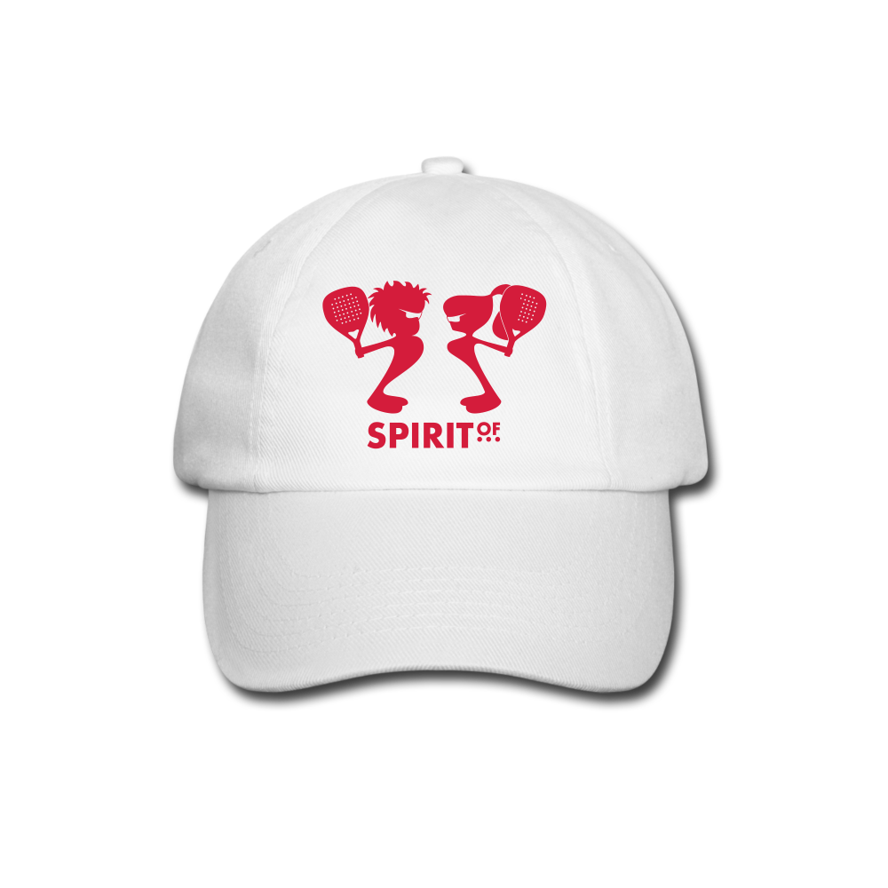 Gorra Béisbol Blanca/Negra/Azul Marino - Spiritof Pádel Red Shapes - white/white