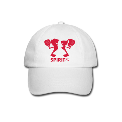 Gorra Béisbol Blanca/Negra/Azul Marino - Spiritof Pádel Red Shapes - white/white