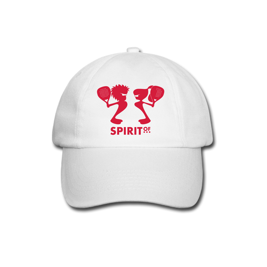 Gorra Béisbol Blanca/Negra/Azul Marino - Spiritof Pádel Red Shapes - white/white