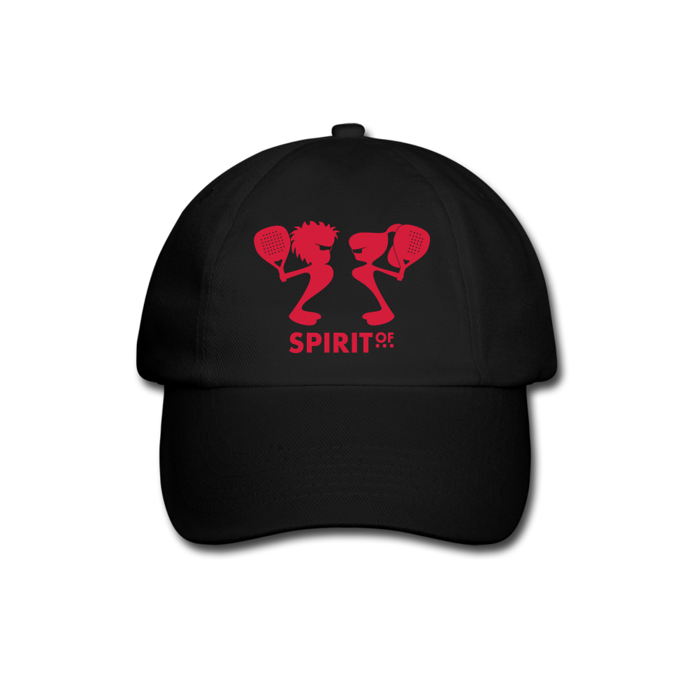 Gorra Béisbol Blanca/Negra/Azul Marino - Spiritof Pádel Red Shapes - black/black