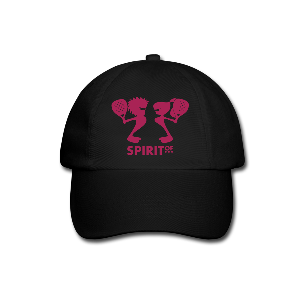 Gorra Béisbol Blanca/Negra/Azul Marino - Spiritof Pádel Magenta Shapes - black/black