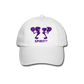 Gorra Béisbol Blanca/Negra/Azul Marino - Spiritof Pádel Purple Shapes - white/white