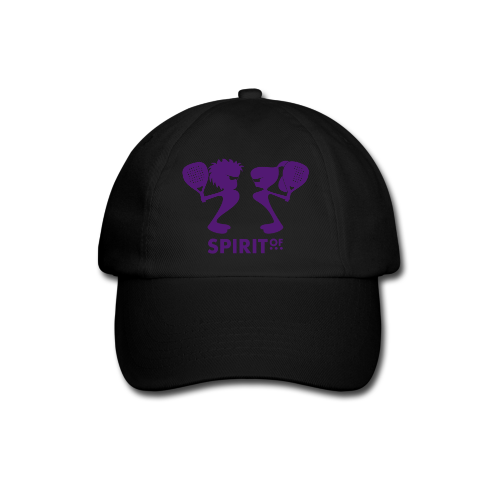 Gorra Béisbol Blanca/Negra/Azul Marino - Spiritof Pádel Purple Shapes - black/black