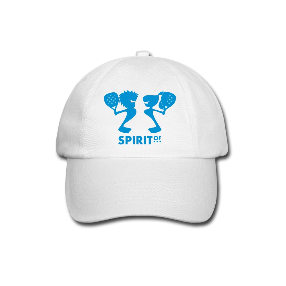 Gorra Béisbol Blanca/Negra/Azul Marino - Spiritof Pádel LightBlue Shapes - white/white