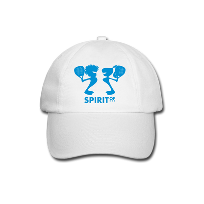 Gorra Béisbol Blanca/Negra/Azul Marino - Spiritof Pádel LightBlue Shapes - white/white