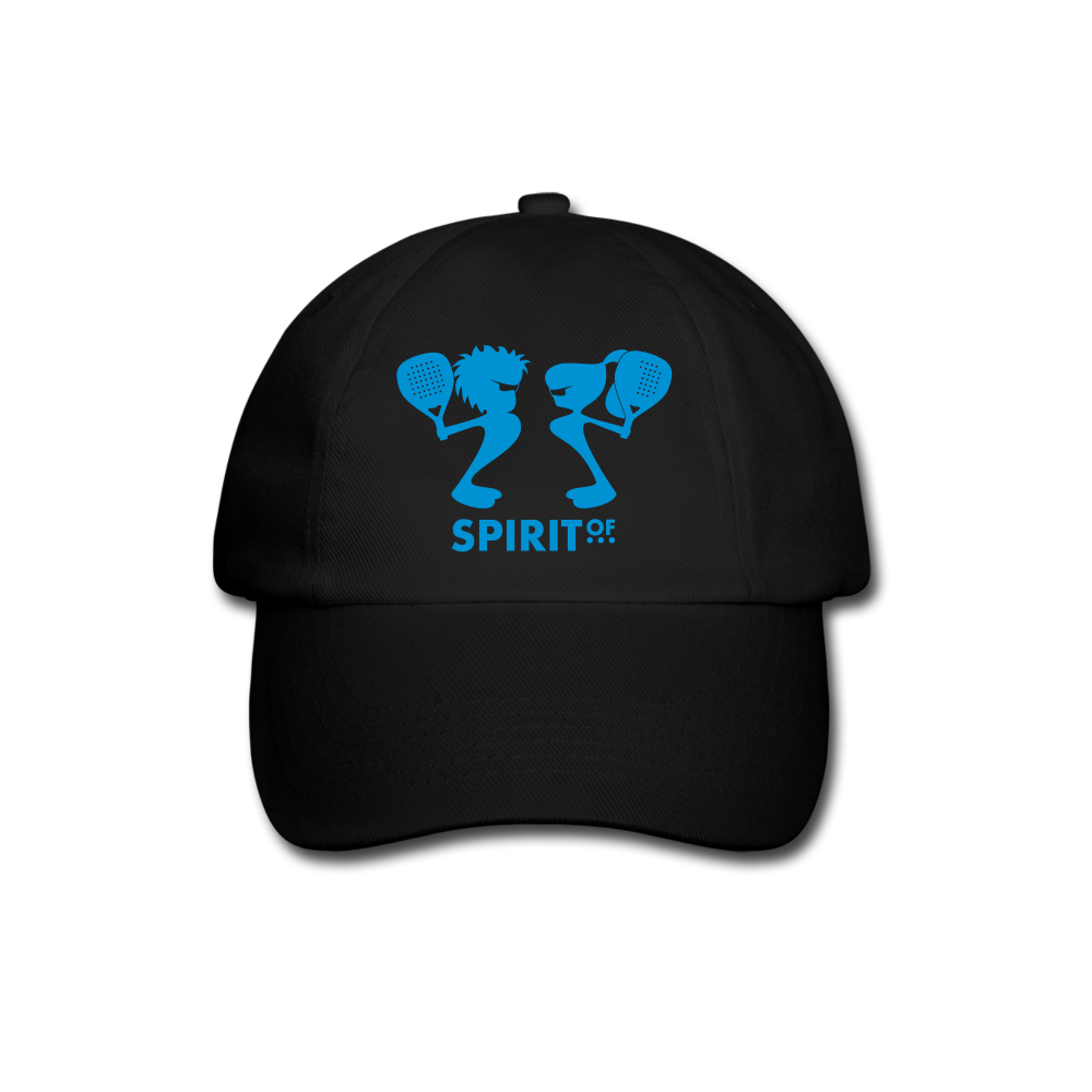 Gorra Béisbol Blanca/Negra/Azul Marino - Spiritof Pádel LightBlue Shapes - black/black