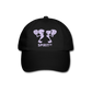 Gorra Béisbol Blanca/Negra/Azul Marino - Spiritof Pádel Lavender Shapes - black/black