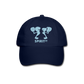 Gorra Béisbol Blanca/Negra/Azul Marino - Spiritof Pádel SkyBlue Shapes - blue/blue